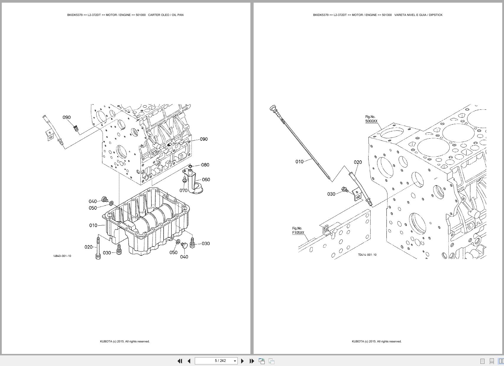 Kubota Tractor L2 372DT Spare Parts Catalog EN PT (3)