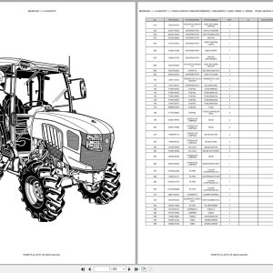 Kubota Tractor L2 622HSTC Spare Parts Catalog EN PT (1)