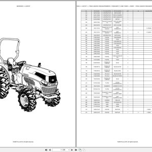 Kubota Tractor L2421DT Spare Parts Catalog EN PT (1)