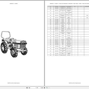 Kubota Tractor L2500DT Spare Parts Catalog EN PT (1)