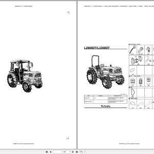 Kubota Tractor L3300DT NEW Spare Parts Catalog EN PT (1)