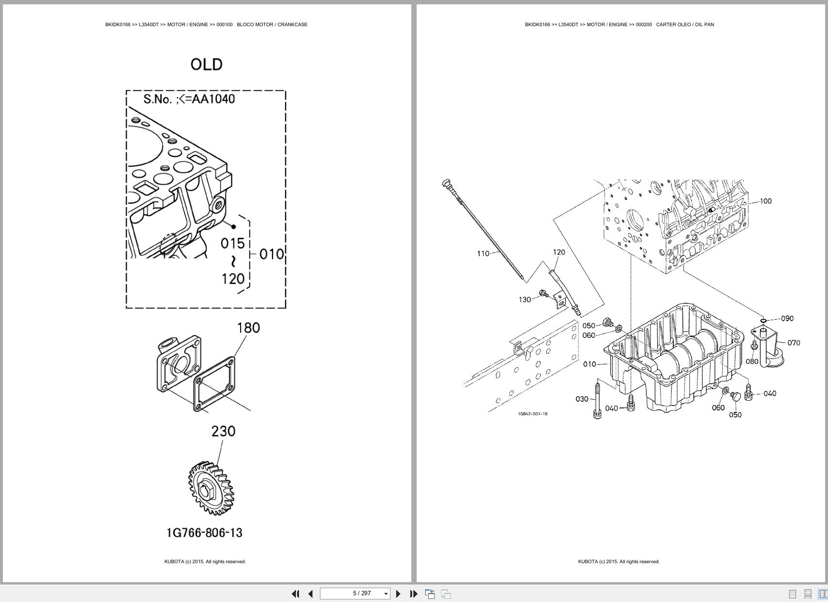 Kubota Tractor L3540DT Spare Parts Catalog EN PT (3)