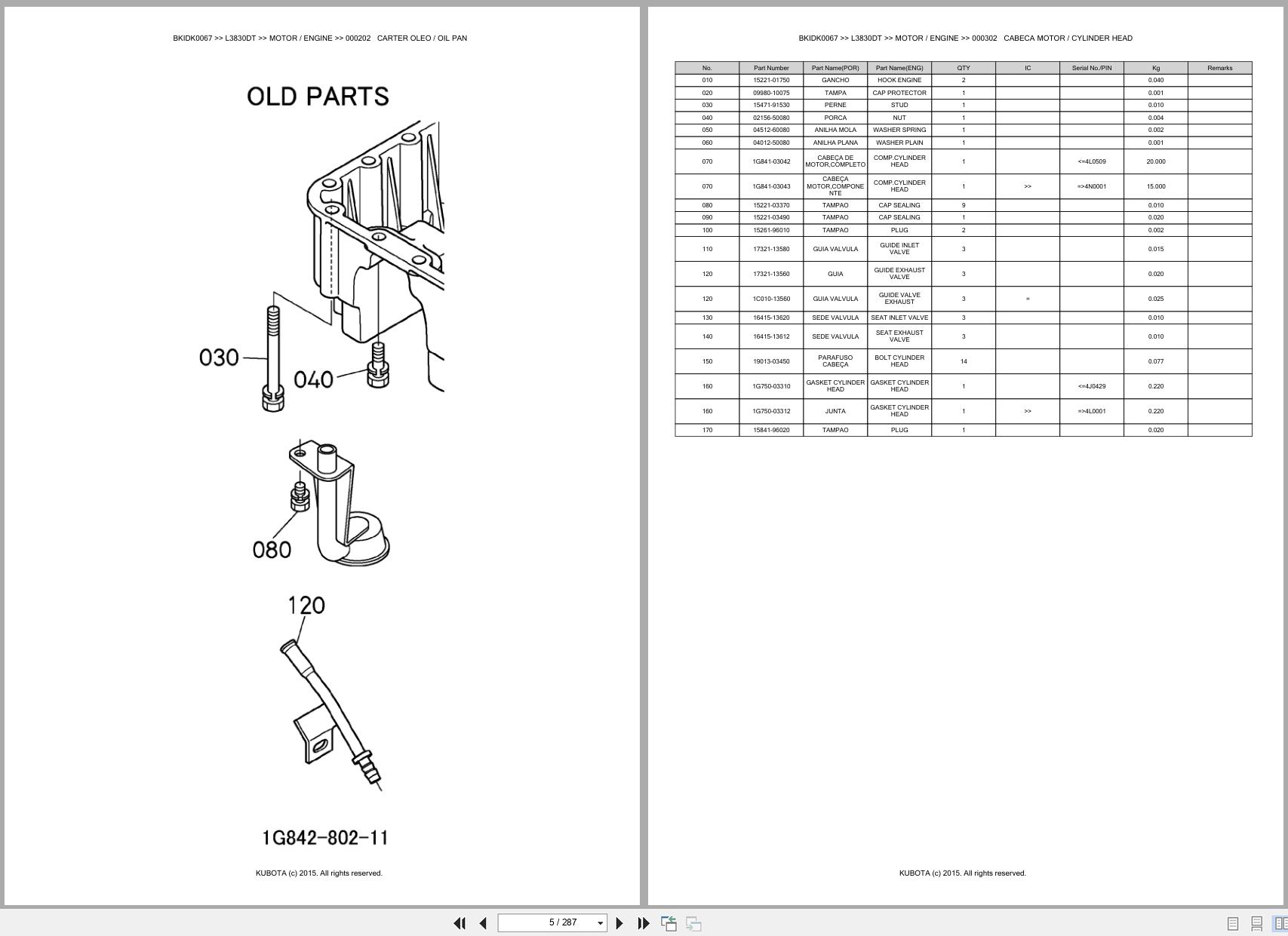 Kubota Tractor L3830DT Spare Parts Catalog EN PT (3)