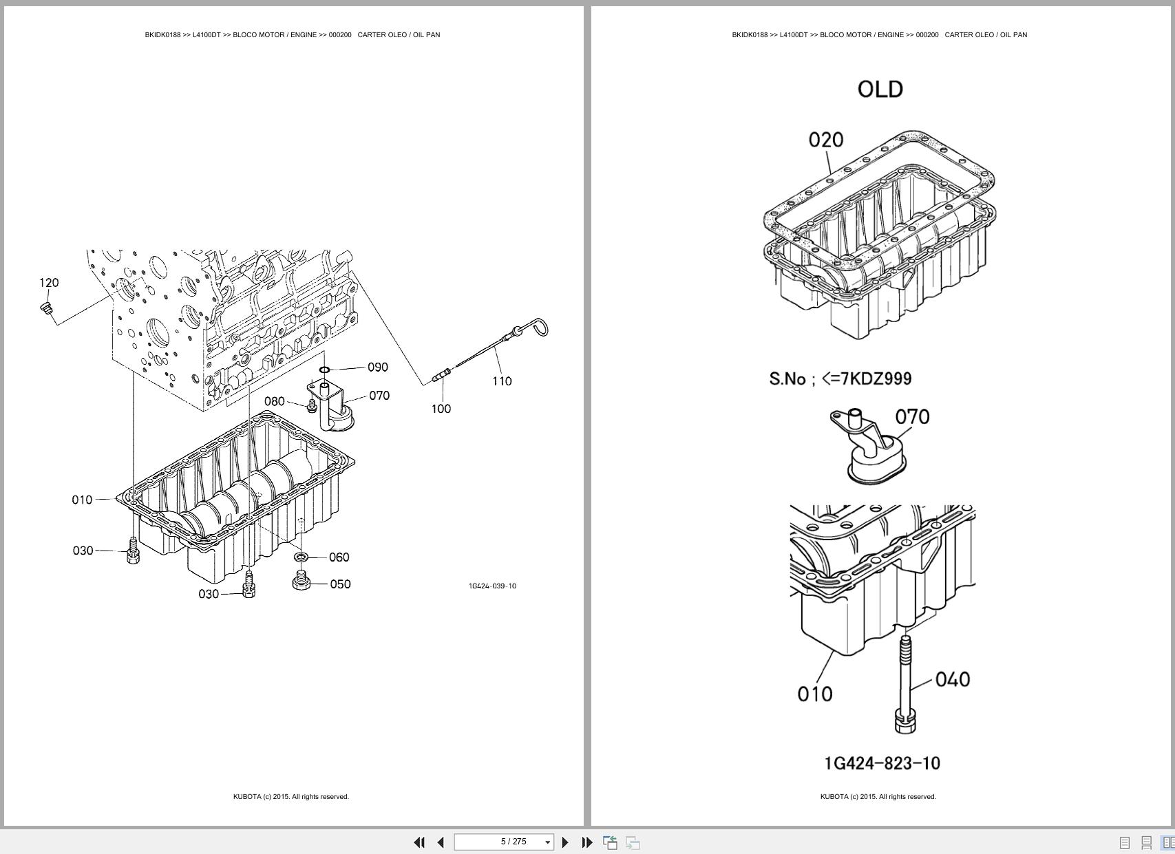 Kubota Tractor L4100DT Spare Parts Catalog EN PT (3)