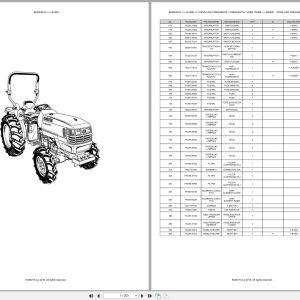 Kubota Tractor L4100H Spare Parts Catalog EN PT (1)