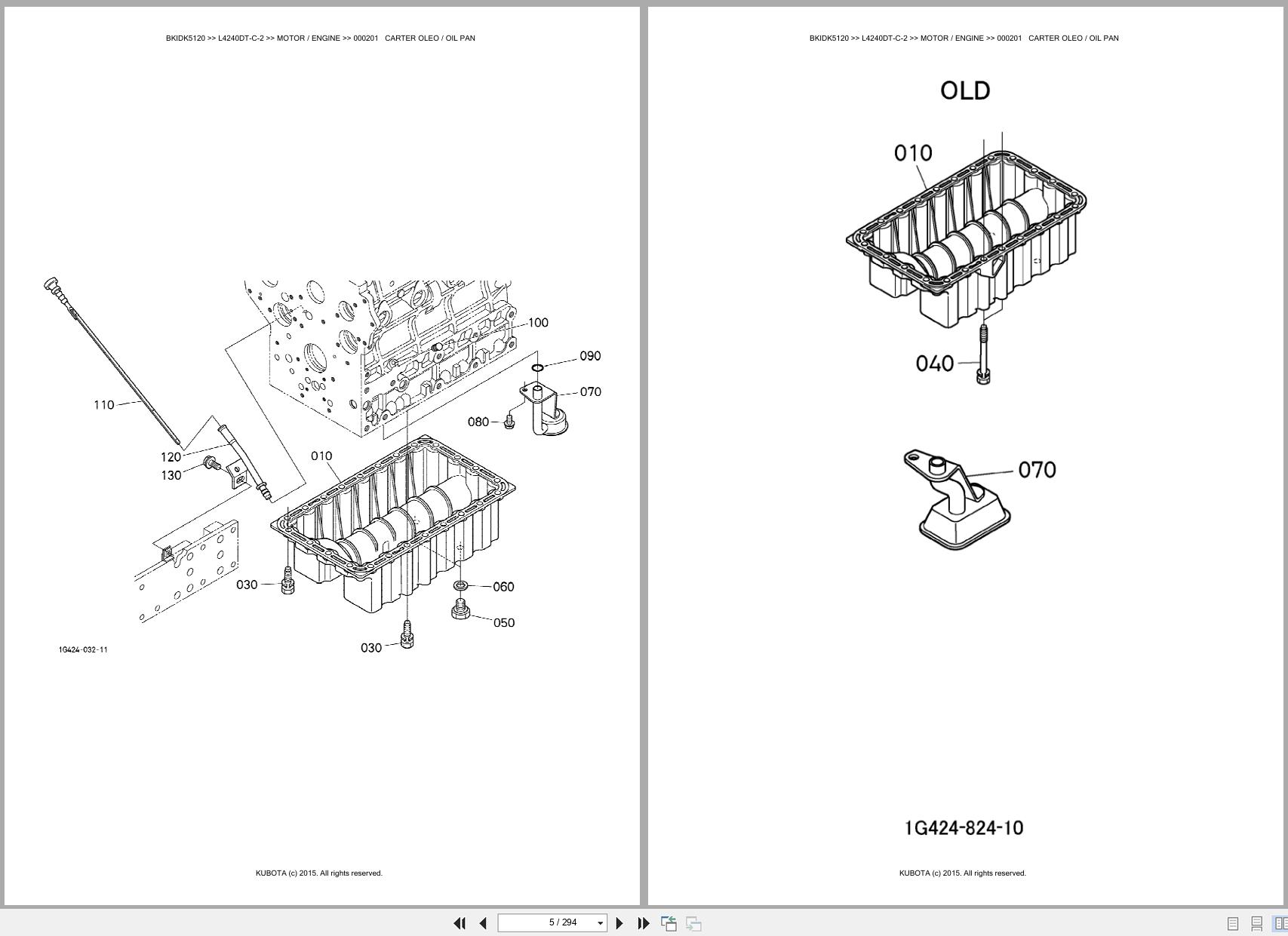 Kubota Tractor L4240DT C 2 Spare Parts Catalog EN PT (3)