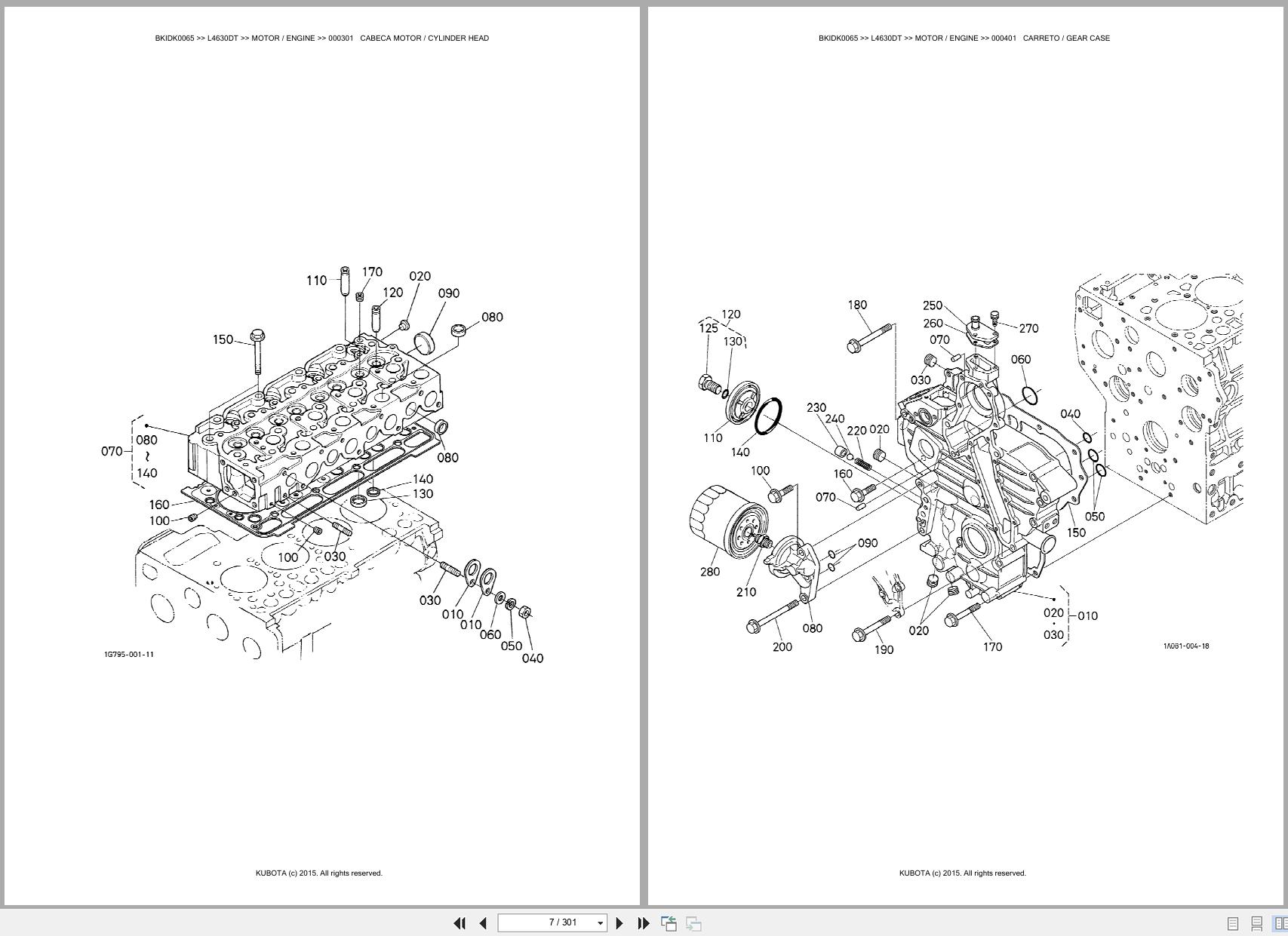 Kubota Tractor L4630DT Spare Parts Catalog EN PT (3)