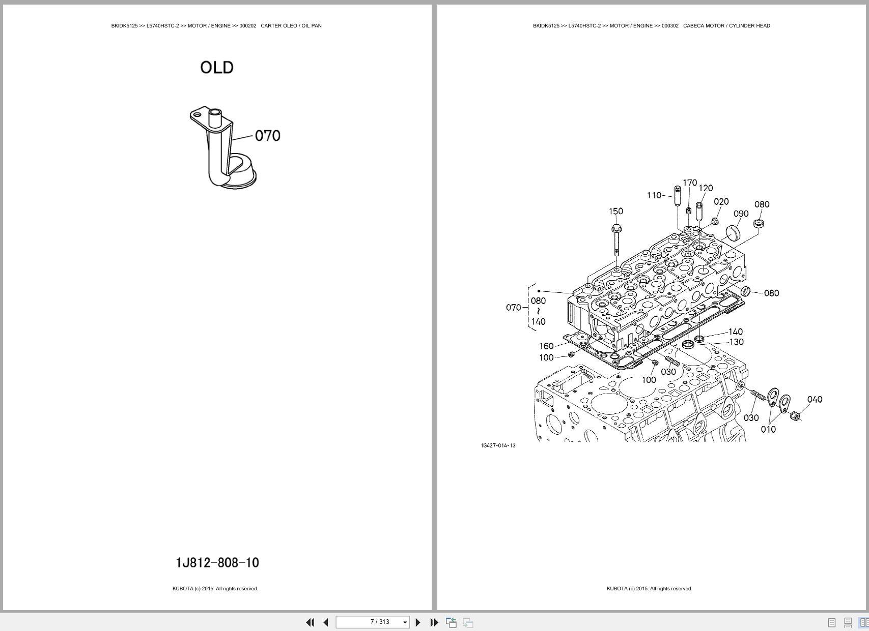 Kubota Tractor L5740HSTC 2 Spare Parts Catalog EN PT (3)
