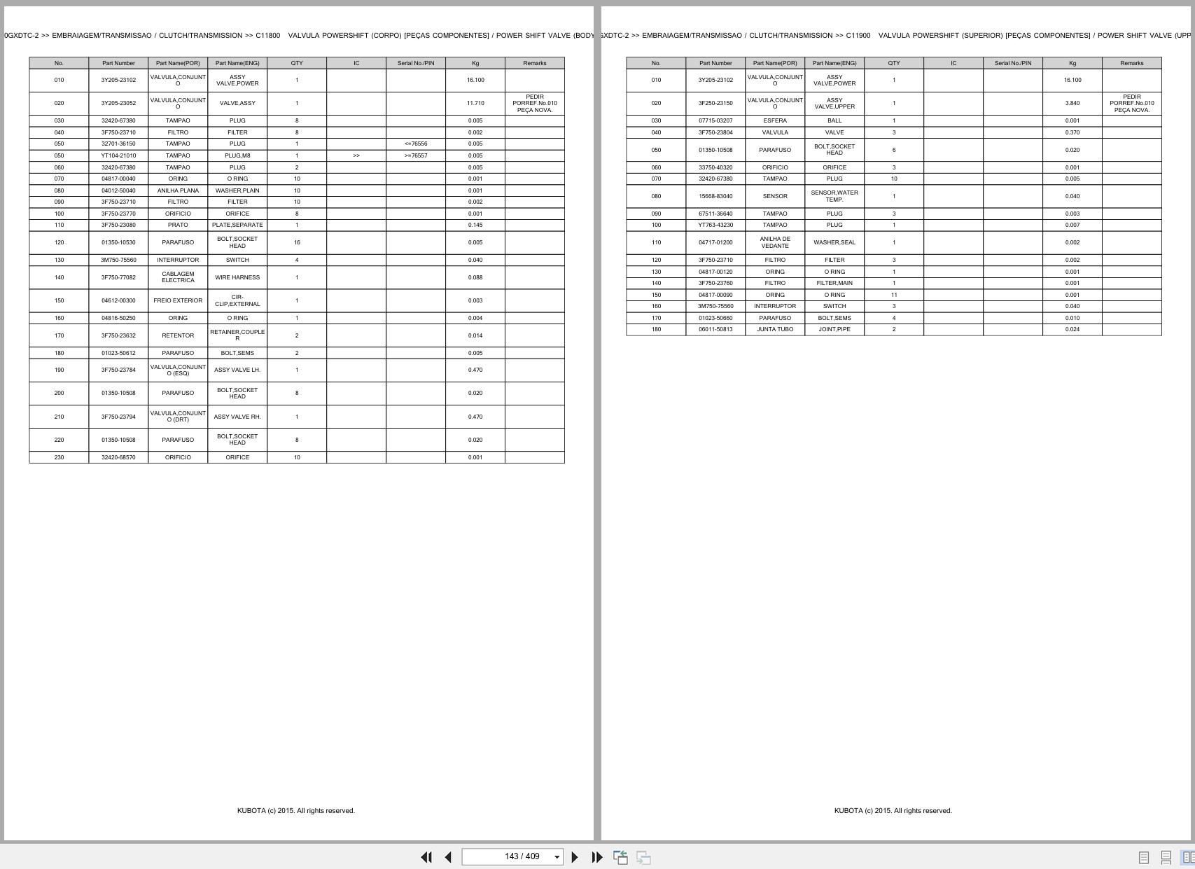 Kubota Tractor M110GXDTC 2 Spare Parts Catalog EN PT (2)