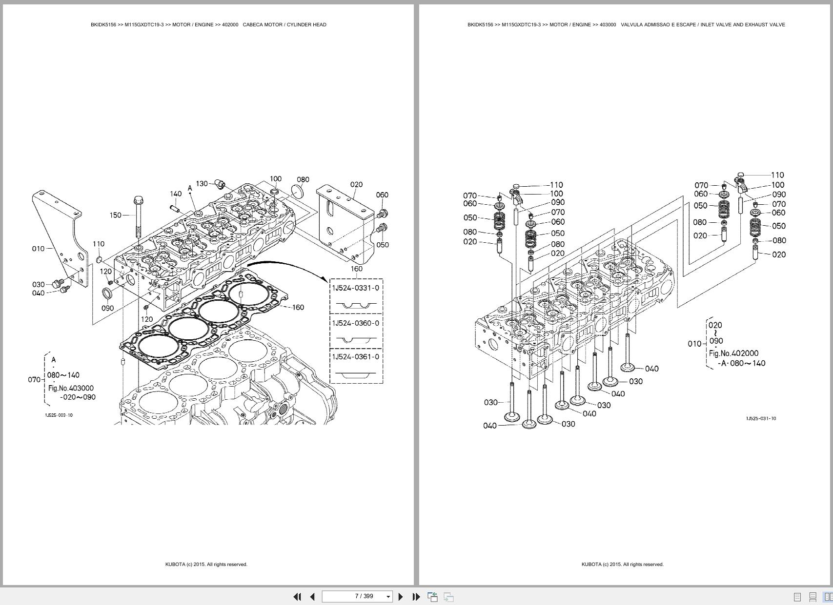 Kubota Tractor M115GXDTC19 3 Spare Parts Catalog EN PT (3)