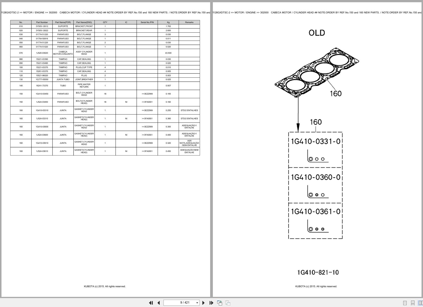 Kubota Tractor M128GXDTSC 2 Spare Parts Catalog EN PT (3)