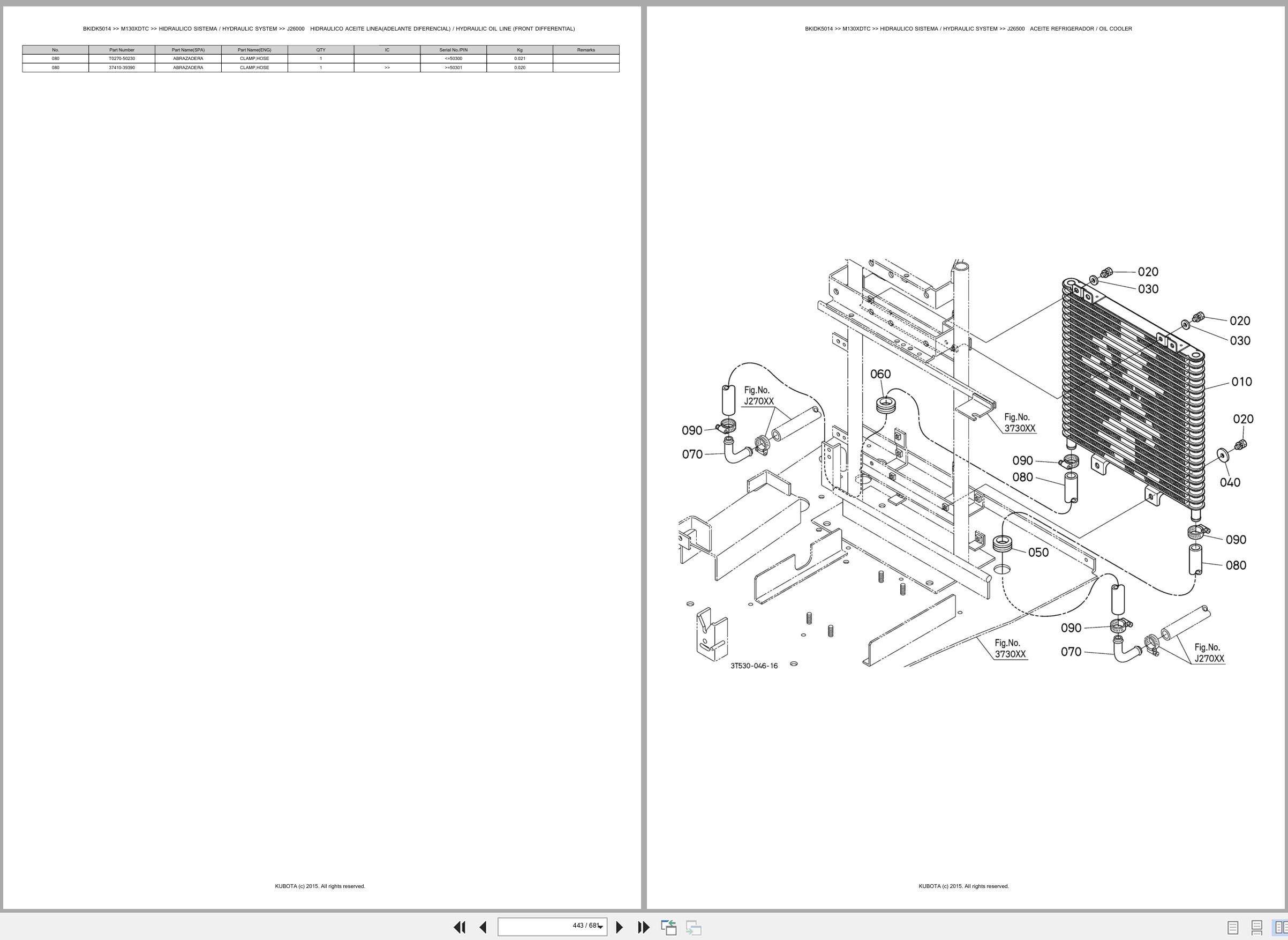 Kubota Tractor M130XDTC Spare Parts Catalog EN ES (3)