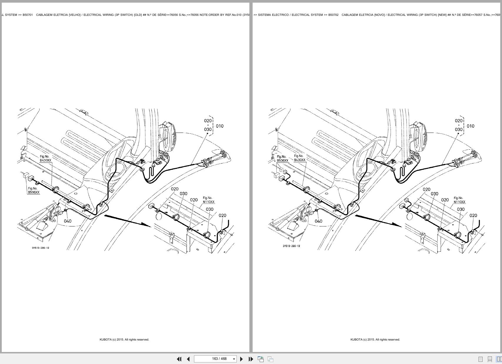 Kubota Tractor M135GXDTC Spare Parts Catalog EN PT (2)