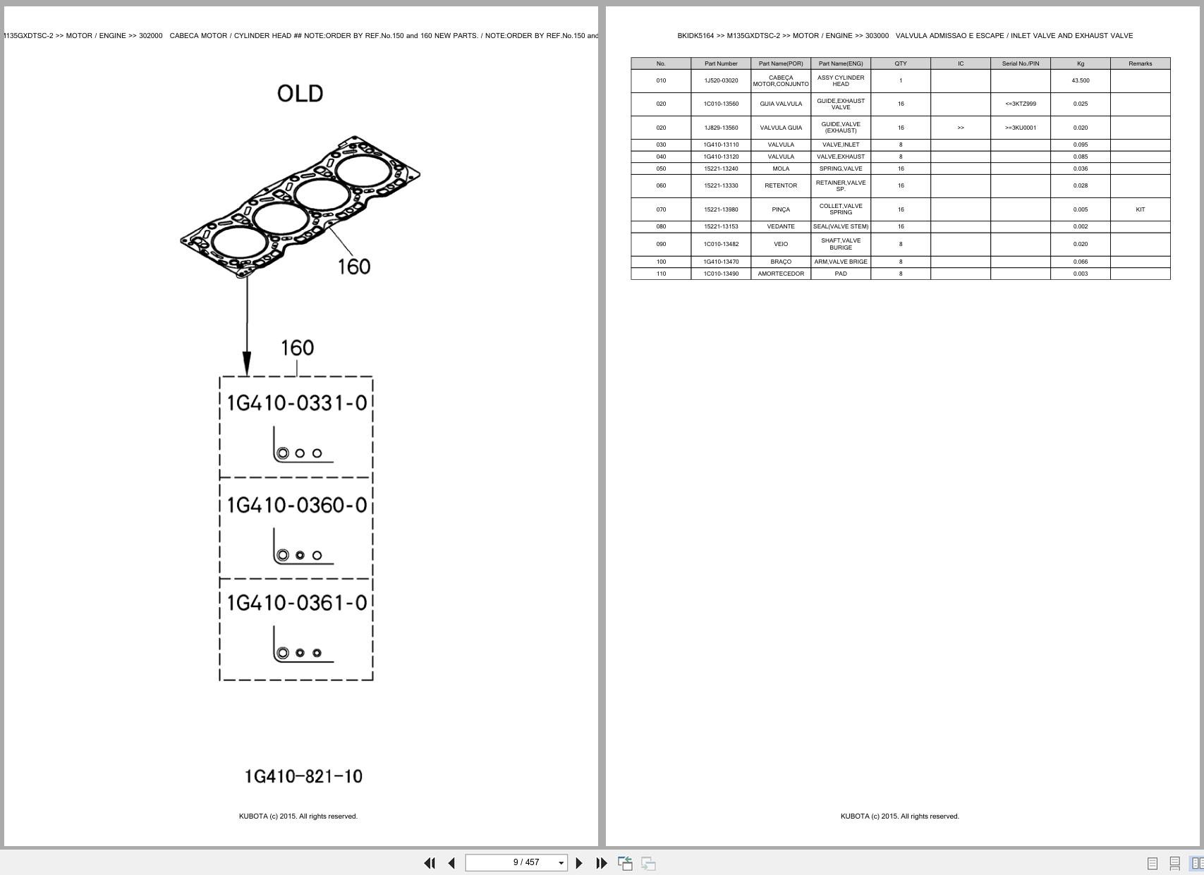 Kubota Tractor M135GXDTSC 2 Spare Parts Catalog EN PT (3)
