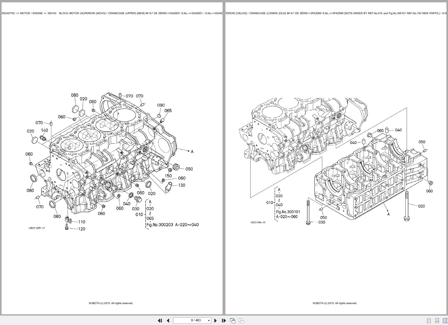 Kubota Tractor M135GXDTSC Spare Parts Catalog EN PT (3)