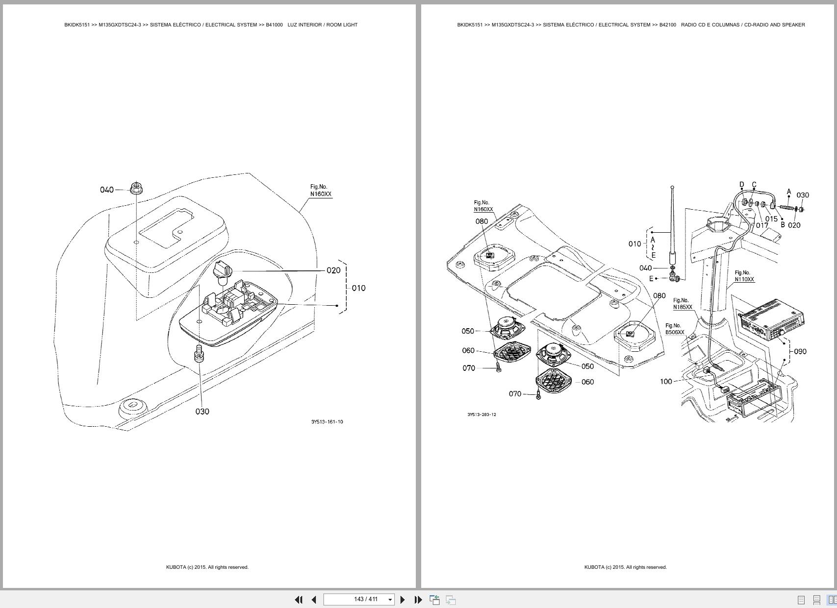 Kubota Tractor M135GXDTSC24 3 Spare Parts Catalog EN PT (2)