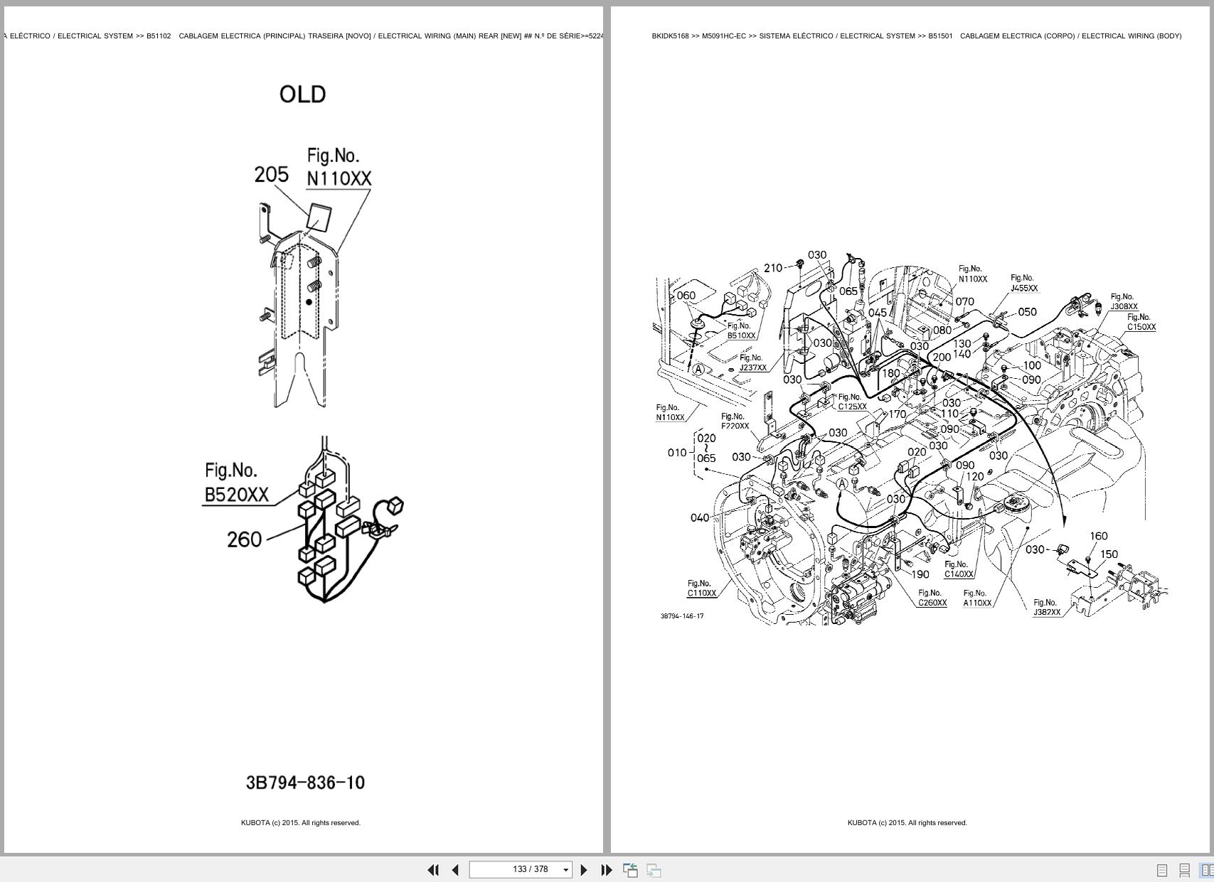 Kubota Tractor M5091HC EC Spare Parts Catalog EN PT (2)