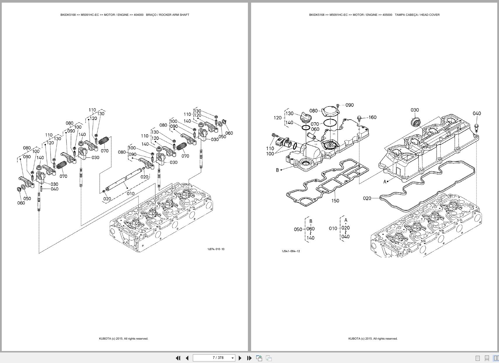 Kubota Tractor M5091HC EC Spare Parts Catalog EN PT (3)