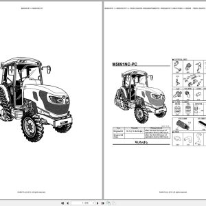 Kubota Tractor M5091NC PC Spare Parts Catalog EN PT (1)