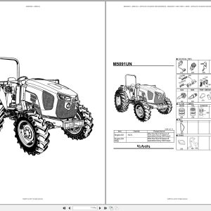 Kubota Tractor M5091UN Spare Parts Catalog EN ES (1)
