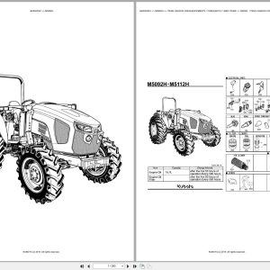 Kubota Tractor M5092H Spare Parts Catalog EN PT (1)