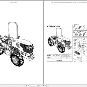 Kubota Tractor M5101N EC Spare Parts Catalog EN ES (1)