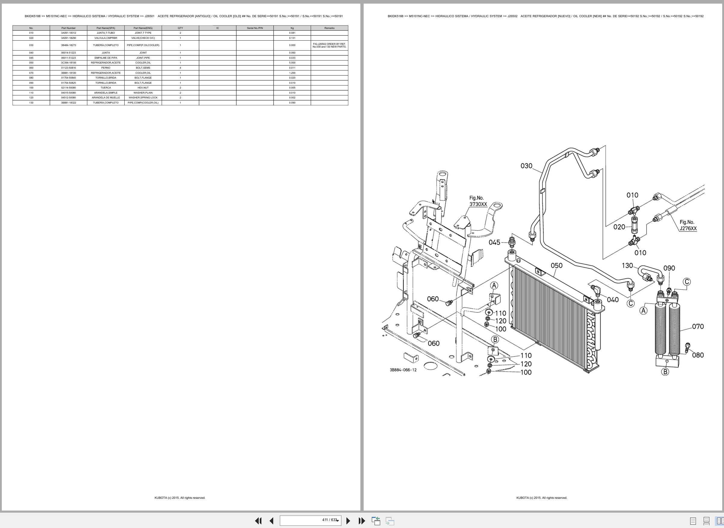 Kubota Tractor M5101NC NEC Spare Parts Catalog EN ES (3)