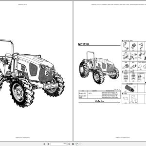 Kubota Tractor M5111H Spare Parts Catalog EN ES (1)