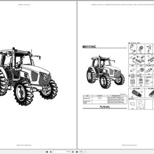 Kubota Tractor M5111HC EC Spare Parts Catalog EN ES (1)