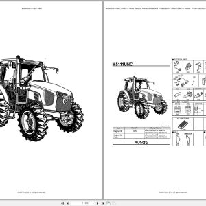 Kubota Tractor M5111UNC Spare Parts Catalog EN PT (1)