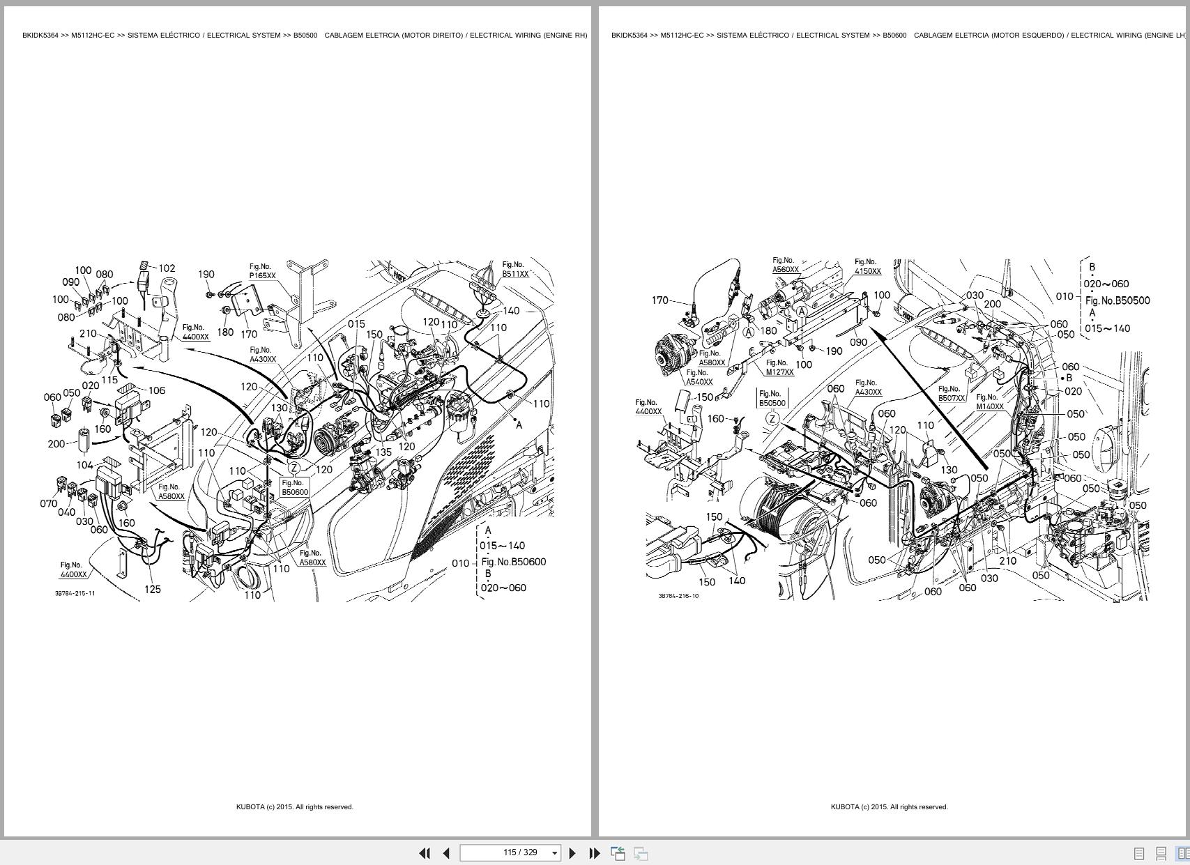 Kubota Tractor M5112HC EC Spare Parts Catalog EN PT (2)