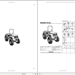 Kubota Tractor M5400DT N EU Spare Parts Catalog EN ES (1)