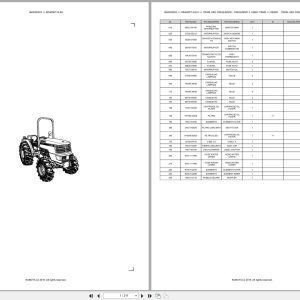 Kubota Tractor M5400DT N EU Spare Parts Catalog EN PT (1)