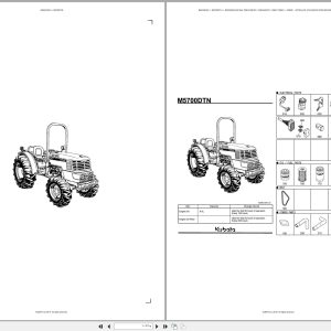 Kubota Tractor M5700DTN Spare Parts Catalog EN ES (1)