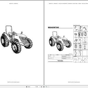 Kubota Tractor M6040DTH Spare Parts Catalog EN PT (1)