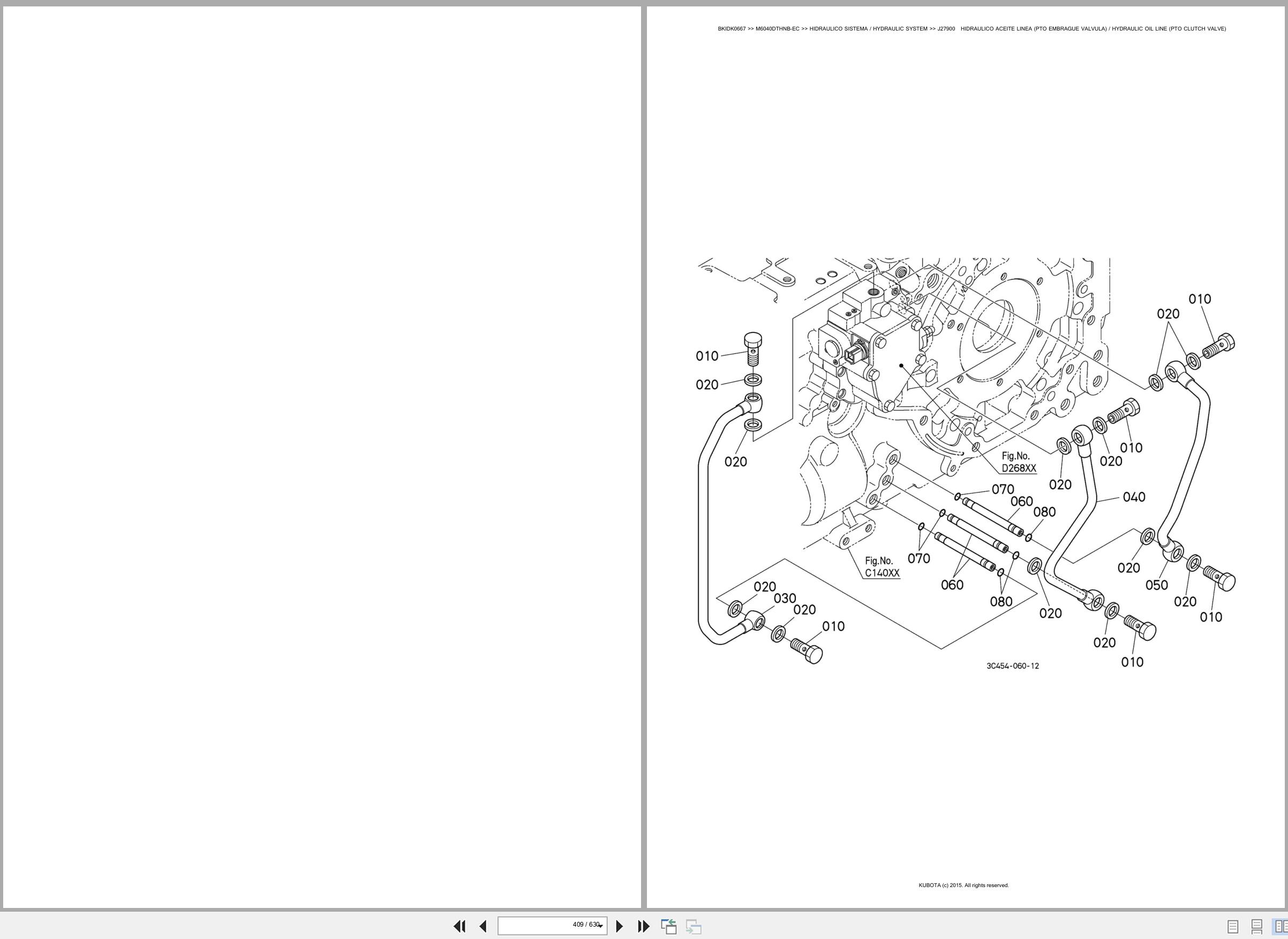 Kubota Tractor M6040DTHNB EC Spare Parts Catalog EN ES (3)