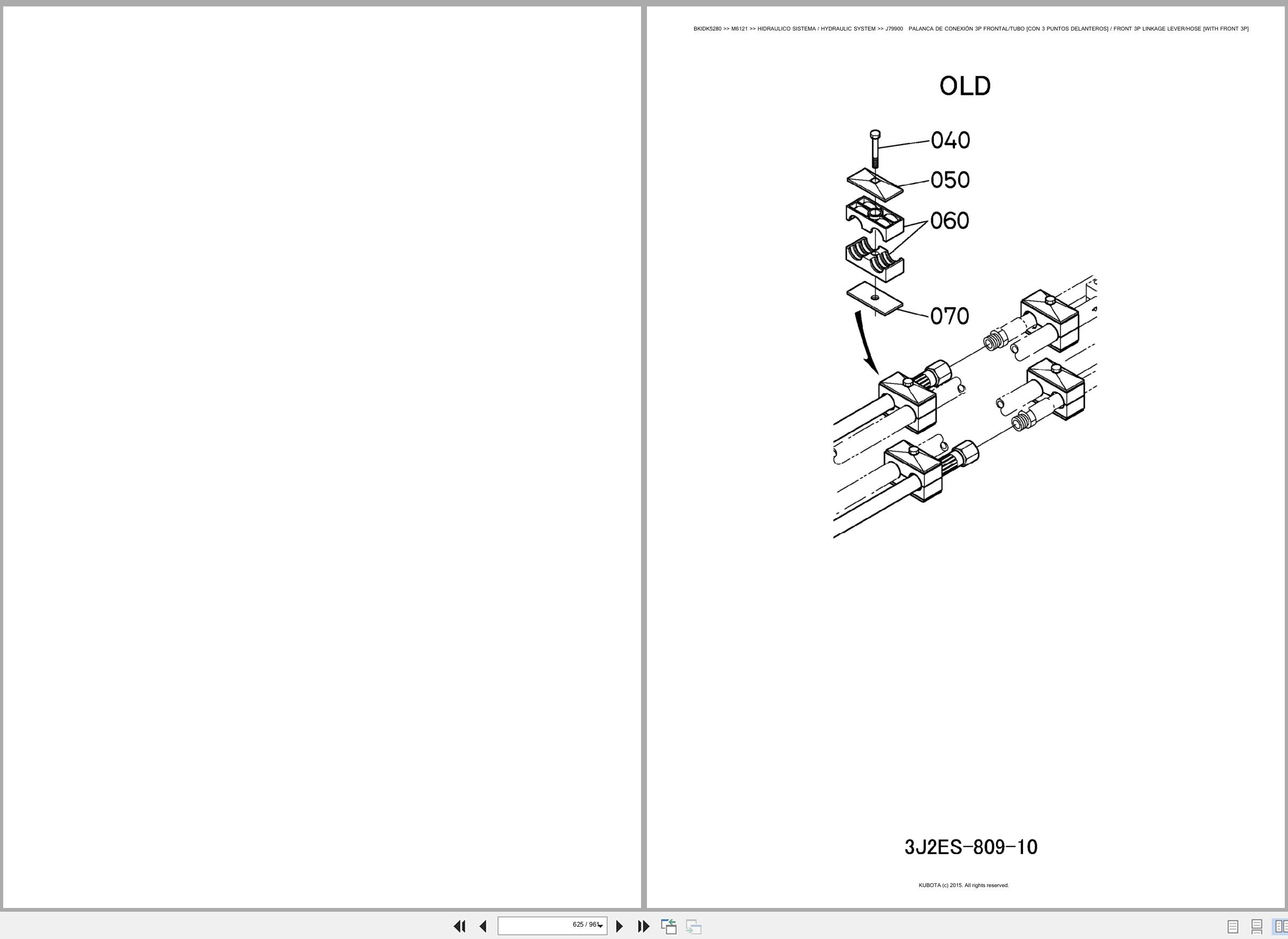 Kubota Tractor M6121 Spare Parts Catalog EN ES (3)