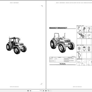 Kubota Tractor M6800DT M6800SDT Spare Parts Catalog EN ES (1)