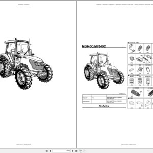 Kubota Tractor M7040DTHC Spare Parts Catalog EN ES (1)