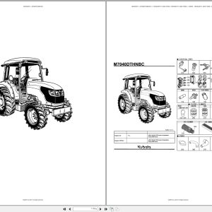 Kubota Tractor M7040DTHNBC(EC) Spare Parts Catalog EN ES (1)