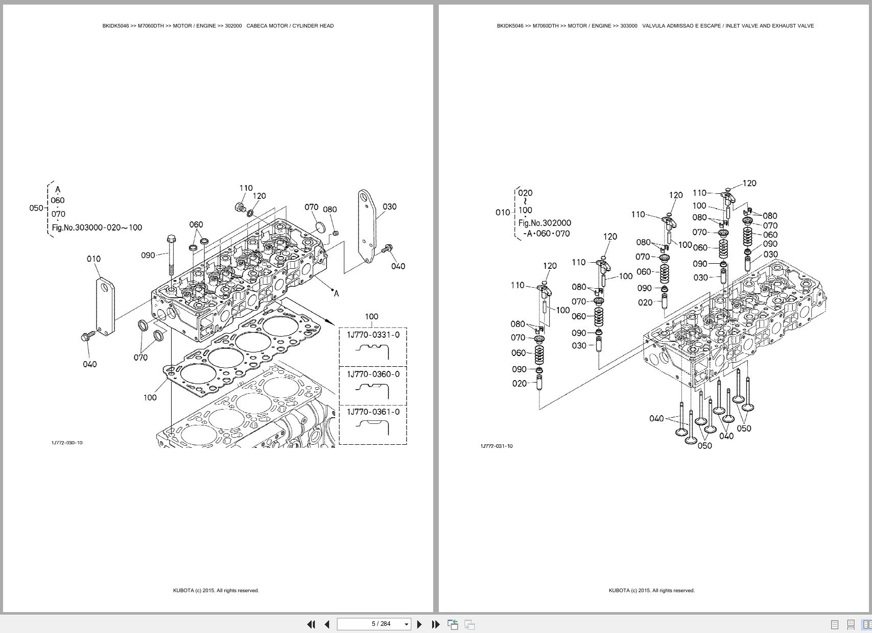 Kubota Tractor M7060DTH Spare Parts Catalog EN PT (3)