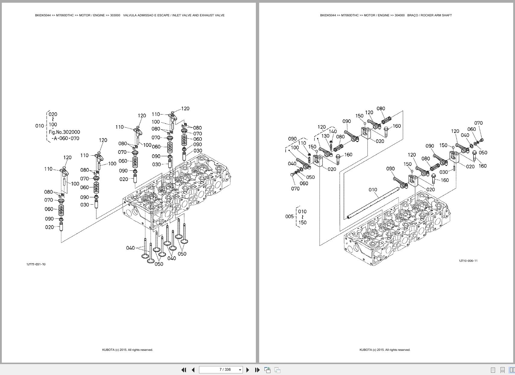 Kubota Tractor M7060DTHC Spare Parts Catalog EN PT (3)