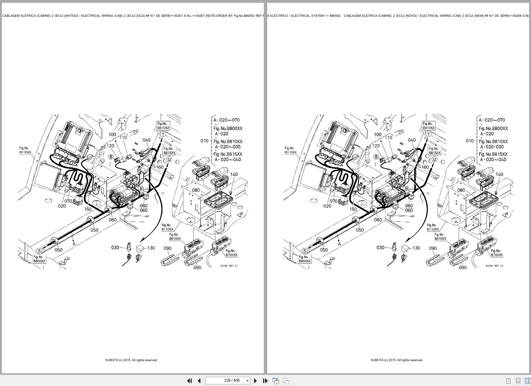 Kubota Tractor M7131P Spare Parts Catalog EN PT (2)
