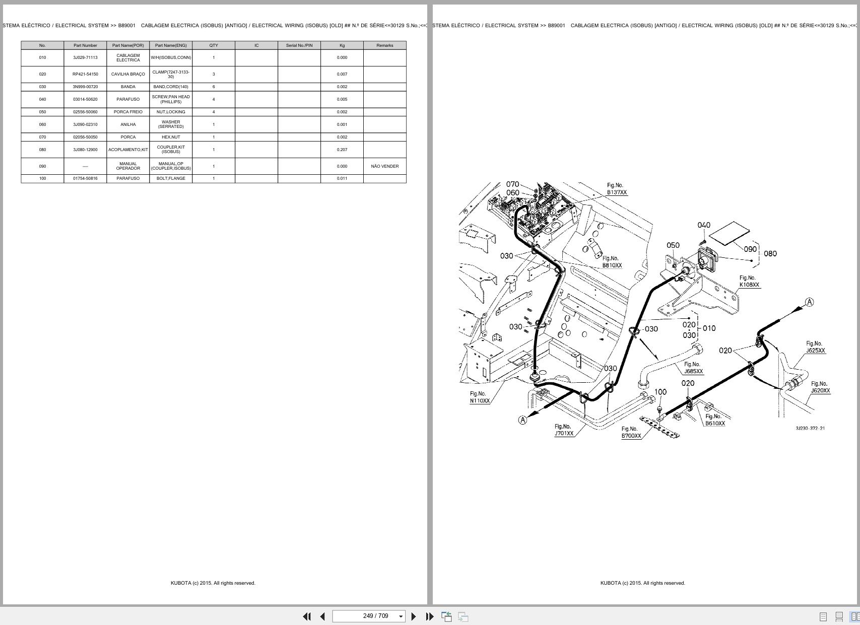 Kubota Tractor M7131PC Spare Parts Catalog EN PT (2)