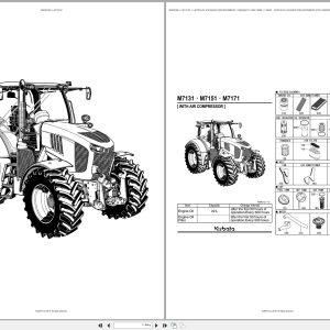 Kubota Tractor M7131SC Spare Parts Catalog EN ES (1)