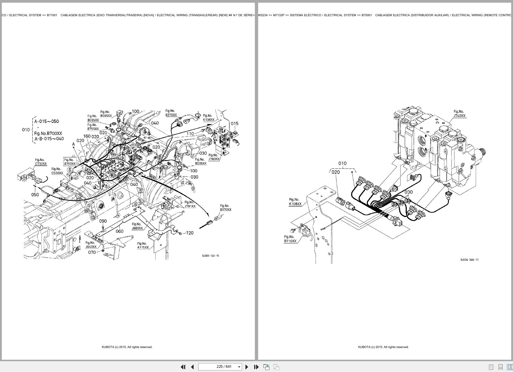 Kubota Tractor M7132P Spare Parts Catalog EN PT (2)