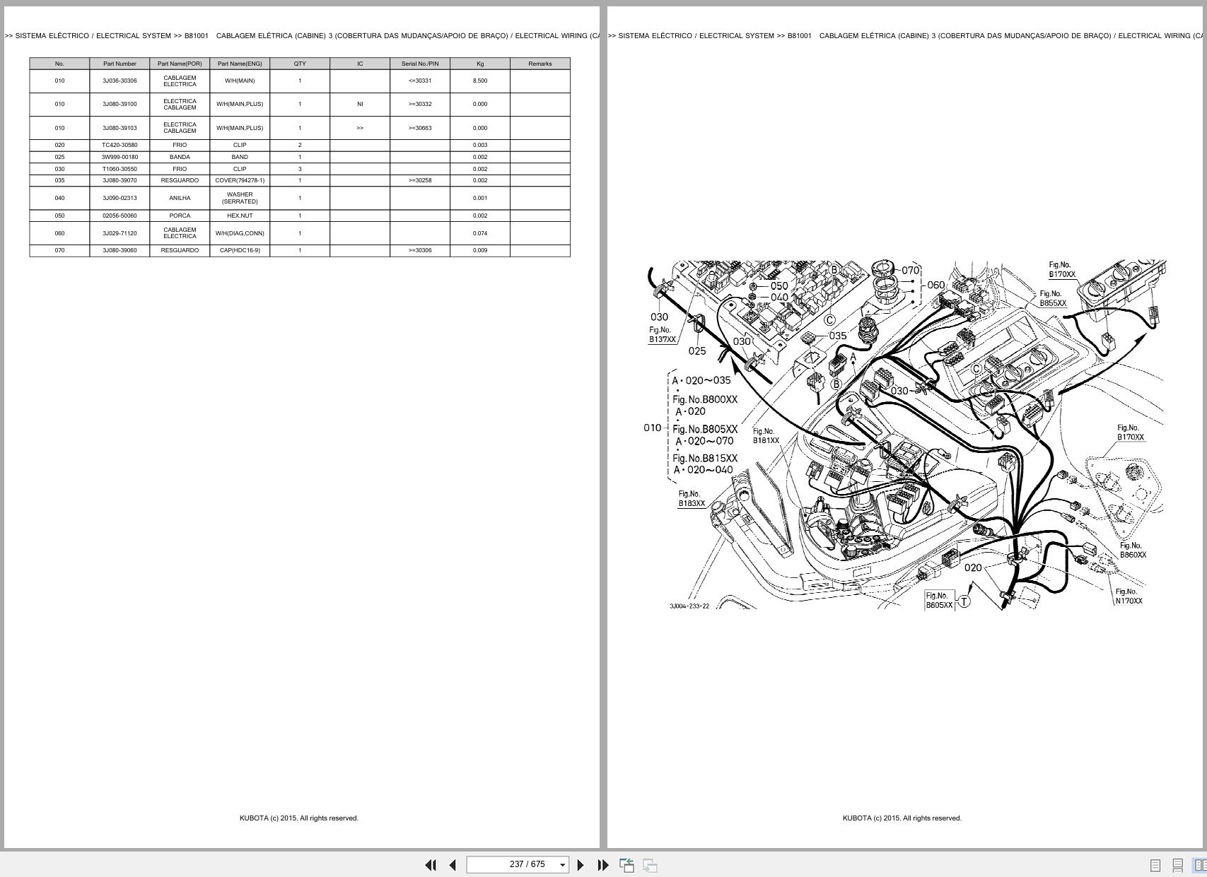 Kubota Tractor M7132PC Spare Parts Catalog EN PT (2)