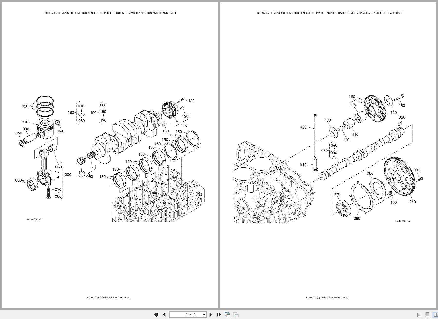 Kubota Tractor M7132PC Spare Parts Catalog EN PT (3)
