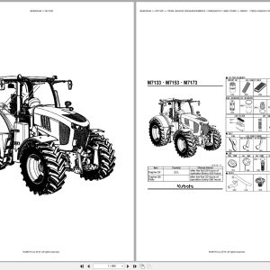 Kubota Tractor M7133P Spare Parts Catalog EN PT (1)