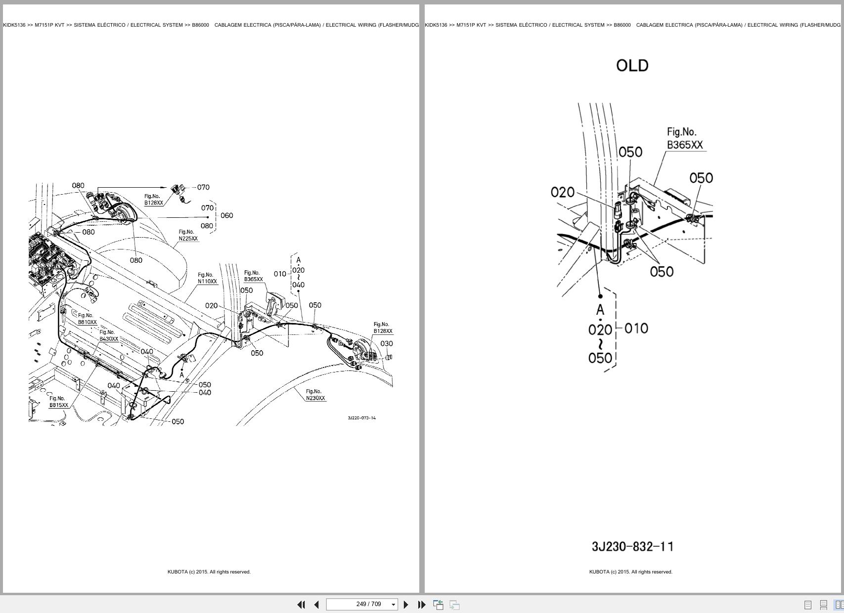 Kubota Tractor M7151P M7151KVT Spare Parts Catalog EN PT (2)